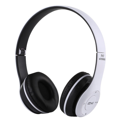 P47 Foldable Wireless Bluetooth Headphone with 3.5mm Audio Jack, Support MP3 / Call, P47 Blue, P47 Red, P47 White, P47 Green, P47 Black