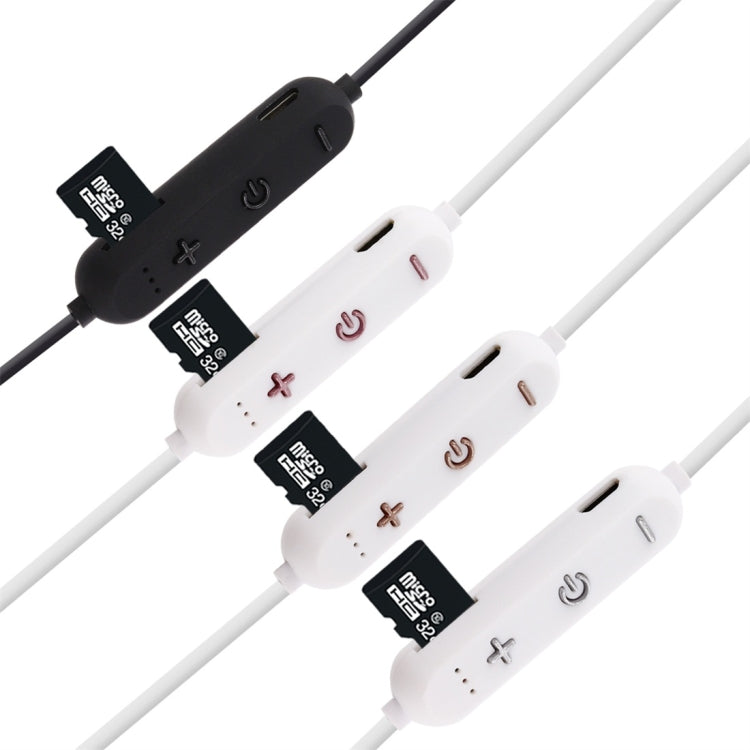 F11 Bluetooth 4.2 Hanging Neck Design Bluetooth Headset, Support Music Play & Switching & Volume Control & Answer