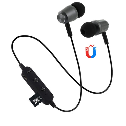 F15 Bluetooth 4.2 Hanging Neck Design Bluetooth Headset, Support Music Play & Switching & Volume Control & Answer