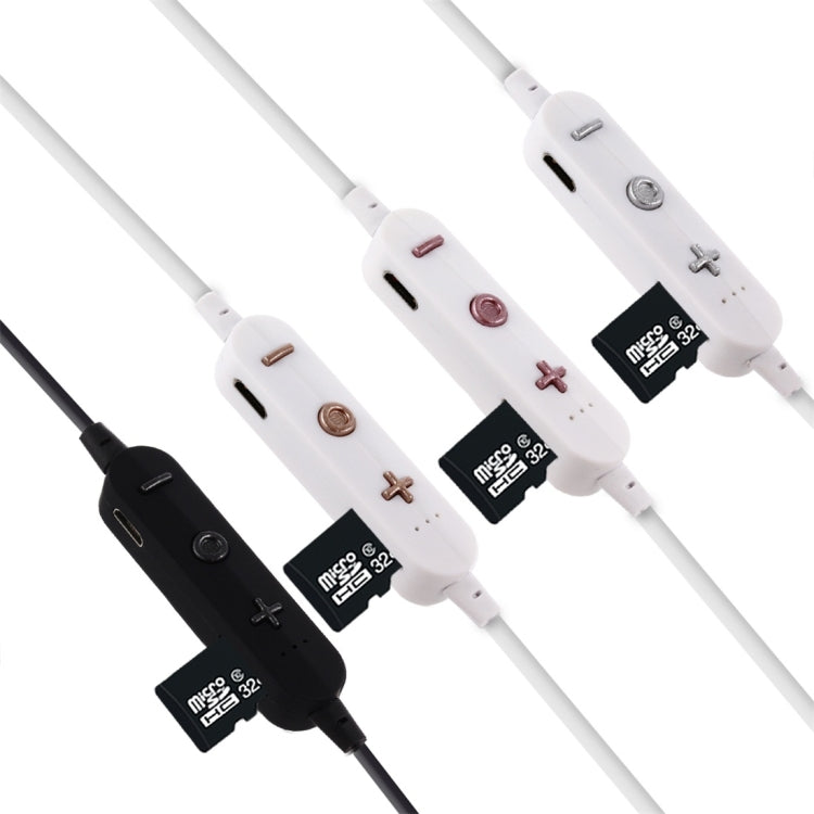 F15 Bluetooth 4.2 Hanging Neck Design Bluetooth Headset, Support Music Play & Switching & Volume Control & Answer