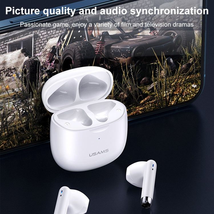 USAMS-IA04 Zero Sense Series Wireless Bluetooth 5.0 Mini TWS Earphone with Charging Box