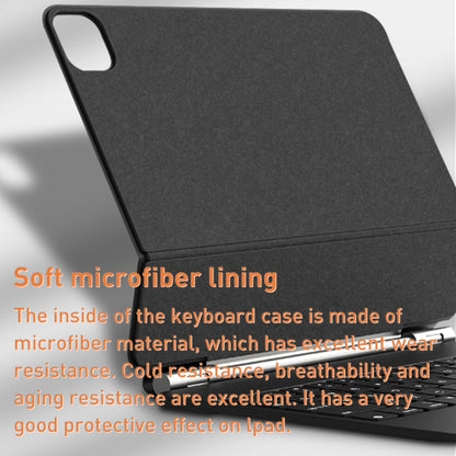 For iPad Air 2022 / 2020 T89 Magic Suspended Bluetooth Keyboard Leather Case, For iPad Air 2022 / 2020