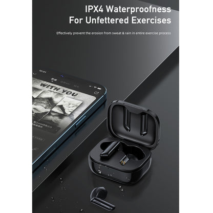 awei T36 Bluetooth 5.0 True Wireless Stereo Bluetooth Earphone, T36(White), T36(Black)