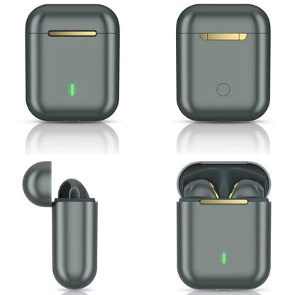 J18 Bluetooth 5.0 TWS Wireless Binaural Bluetooth Earphone with Charging Box, J18 (Green), J18 (Rose Gold), J18 (Black)