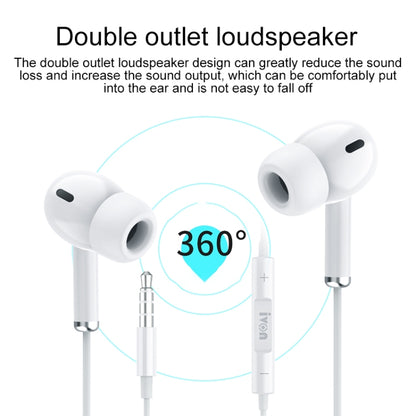 IVON E51 3.5mm In-ear Smart Noise Cancelling Earphone