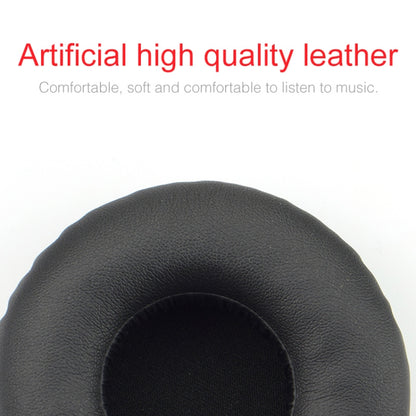 2pcs For JBL Synchros S400BT Headphones Imitation Leather + Memory Foam Soft Earphone Protective Cover Earmuffs, For Synchros S400BT Black, For Synchros S400BT White