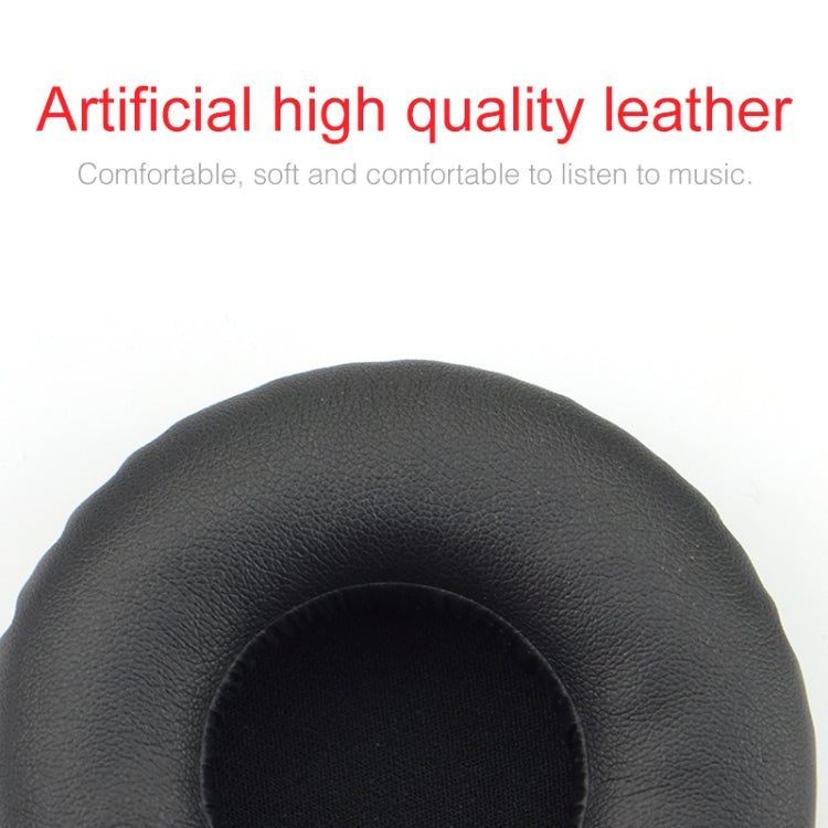 2pcs For JBL Synchros S400BT Headphones Imitation Leather + Memory Foam Soft Earphone Protective Cover Earmuffs, For Synchros S400BT White, For Synchros S400BT Black