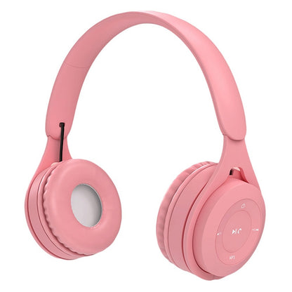 Y08 Hifi Sound Quality Macaron Bluetooth Headset, Supports Calling & TF Card & 3.5mm AUX