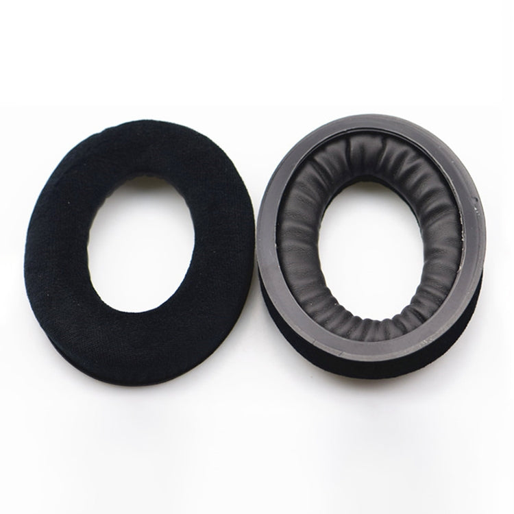 2 PCS For Sennheiser HD515 / HD555 / HD595 / HD598 / HD558 / PC360 Flannel Earphone Cushion Cover Earmuffs Replacement Earpads with Tone Tuning Cotton, Velvet Black, Velvet Brown
