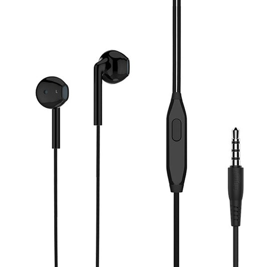 Langsdom MJ31 1.2m Wired Half  In-Ear 3.5mm Interface Stereo Earphones with Mic