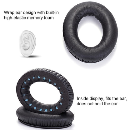 1 Paar weicher Ohrenschützer-Kopfhörerüberzug mit LR-Baumwolle für BOSE QC2 / QC15 / AE2 / QC25 / QC35