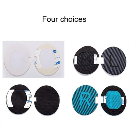 1 paire de coussinets d'écouteurs souples en coton LR pour BOSE QC2 / QC15 / AE2 / QC25 / QC35
