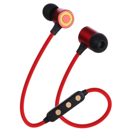 MG-G22 Écouteurs Bluetooth V5.0 de sport portables à absorption magnétique, prise en charge de la carte TF