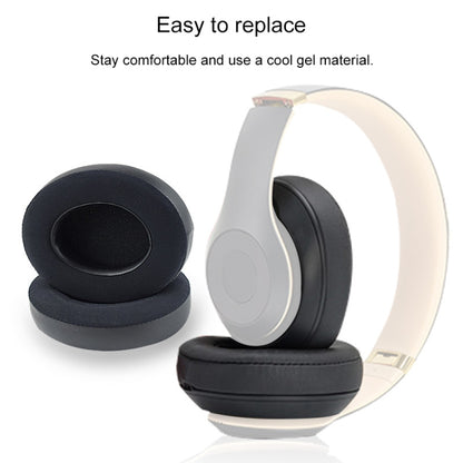 2 PCS For Beats Studio 2.0 / 3.0 Headphone Protective Cover Ice Gel Earmuffs (Grey White), Titanium Color, Black