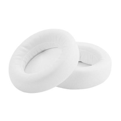 2 PCS For ATH WS550 Imitation Leather + Sponge Headphone Protective Cover Earmuffs, White, Black