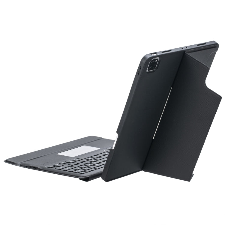 T12B-AS Detachable Rotating Backlit Touch Bluetooth Keyboard Case For iPad Air 13 2024 / Pro 12.9 2022 2021 2020 2018, For iPad Air 13 2025 / Air 13 2024 / Pro 12.9 2022 2021 2020 2018