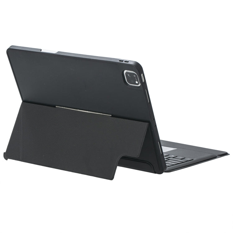 T12B-AS Detachable Rotating Backlit Touch Bluetooth Keyboard Case For iPad Air 13 2024 / Pro 12.9 2022 2021 2020 2018, For iPad Air 13 2025 / Air 13 2024 / Pro 12.9 2022 2021 2020 2018