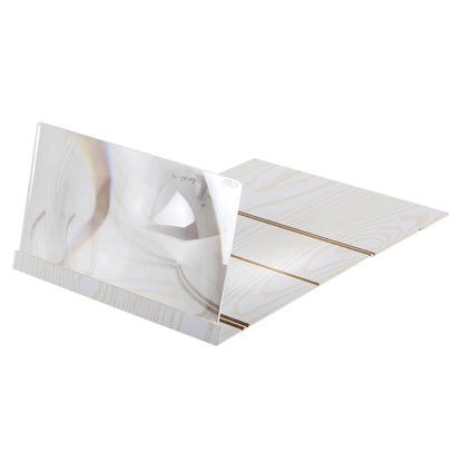 12.0 inch Universal Foldable Portable Wood + Organic Glass Eyeshield 3D Video Mobile Phone Screen Magnifier Bracket Enlarge with Holder for All Smartphones, Size: 260*190*8mm
