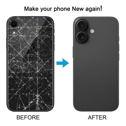 Back Cover with Appearance Imitation of iP16 for iPhone XR, Black, Pink, Green, Blue, White
