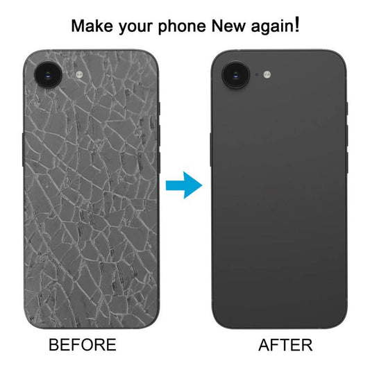 For iPhone 16e Glass Battery Back Cover
