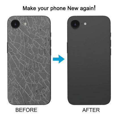 For iPhone 16e Glass Battery Back Cover, For iPhone 16e(with Camera Lens), For iPhone 16e(with Camera Lens Frame)