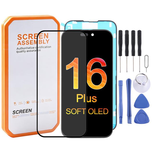 Écran HXL Soft OLED pour iPhone 16 Plus, pour iPhone 16 Plus