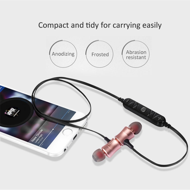 AWEI A921BL Wireless Sport Magnetic Bluetooth Earphone with Wire Control + Mic