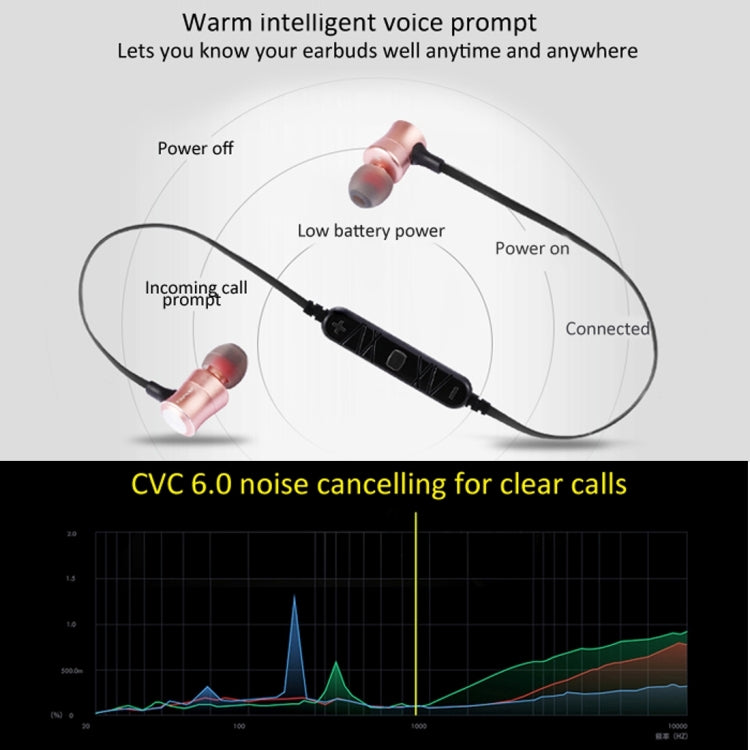 AWEI A921BL Wireless Sport Magnetic Bluetooth Earphone with Wire Control + Mic