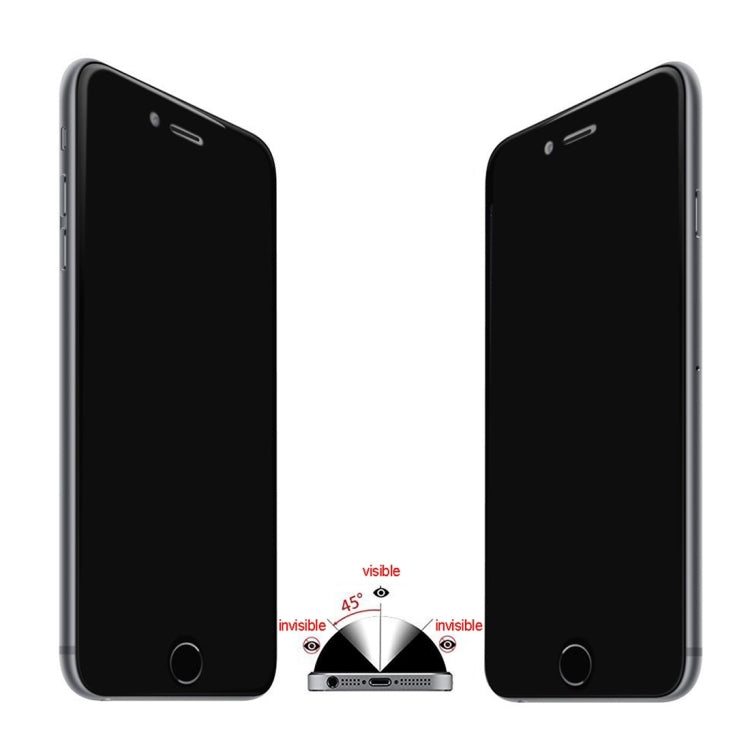 ENKAY for iPhone 8 & iPhone 7  Hat-Prince 0.26mm 9H+ Surface Hardness 2.5D Privacy Anti-glare Non-full Tempered Glass Film, For 7
