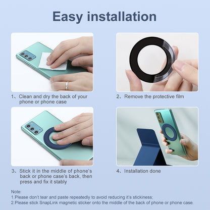 NILLKIN Skin-friendly Version Magsafe Ring Magnetic Mobile Phone Holder Set, Skin-friendly Version