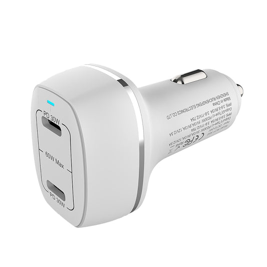 Chargeur de voiture à chargement rapide ACC-580 double port PD 60W