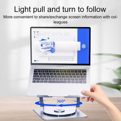 R- JUST HZ13-1 Rotating Foldable Multi-Angle Aluminum Alloy Laptop Fan Bracket