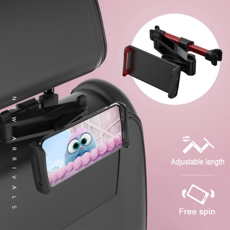 CHZ-06 Retractable Car Backrest Holder for 7-14 inch Mobile Phones / Tablets, CHZ-06