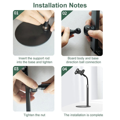 ZM17 Retractable Rotatable Outdoor Selfie Desktop Phone Stand for 4.6-7.8 inch Mobile Phones / Tablets