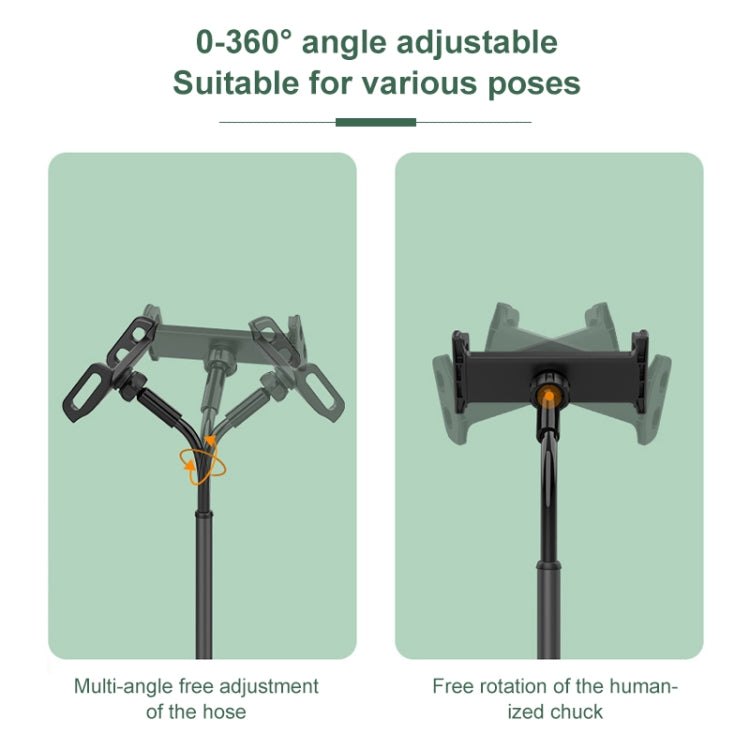 ZM17 Retractable Rotatable Outdoor Selfie Desktop Phone Stand for 4.6-7.8 inch Mobile Phones / Tablets