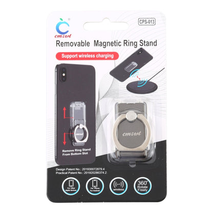 CPS-013 Soporte magnético para teléfono con anillo extraíble y rotación de 360 ​​grados, compatible con carga inalámbrica