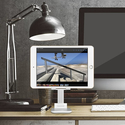 CH002 Universal Portable Foldable Mobile Phone Tablet Desktop Holder Bracket with Mirror