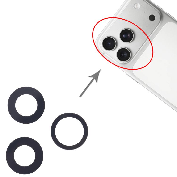 For iPhone 17 Pro Back Camera Lens Set
