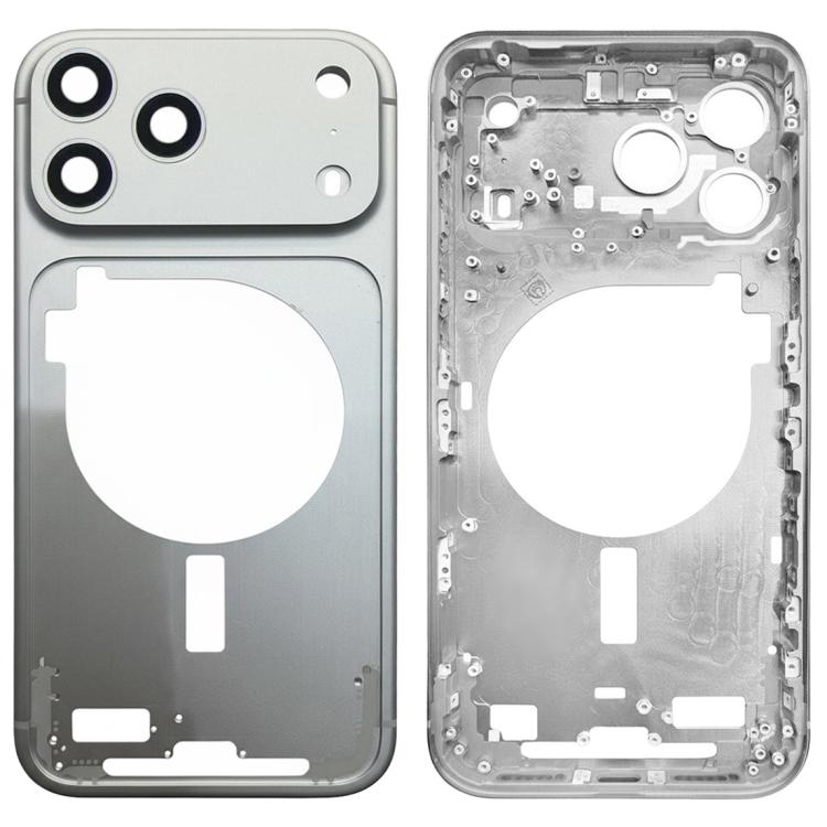Pour contour de cadre central d'iPhone 17 Pro avec cache d'objectif d'appareil photo, pour iPhone 17 Pro