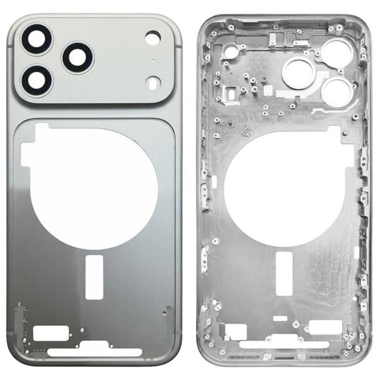 Pour contour de cadre central d'iPhone 17 Pro avec cache d'objectif d'appareil photo, pour iPhone 17 Pro