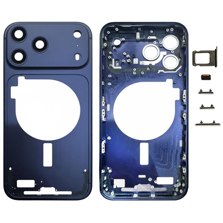 Pour iPhone 17 Pro Max Plaque de cadre intermédiaire avec cache d'objectif de caméra, Pour iPhone 17 Pro Max