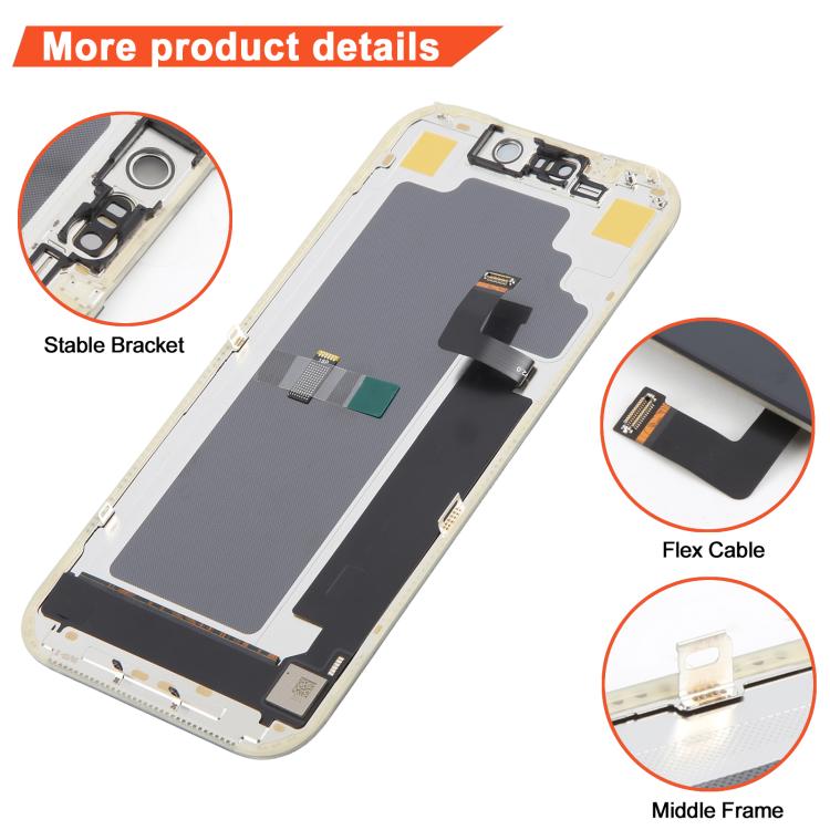 For iPhone 17 Pro DD Hard OLED Screen, For iPhone 17 Pro (Hard LCD)
