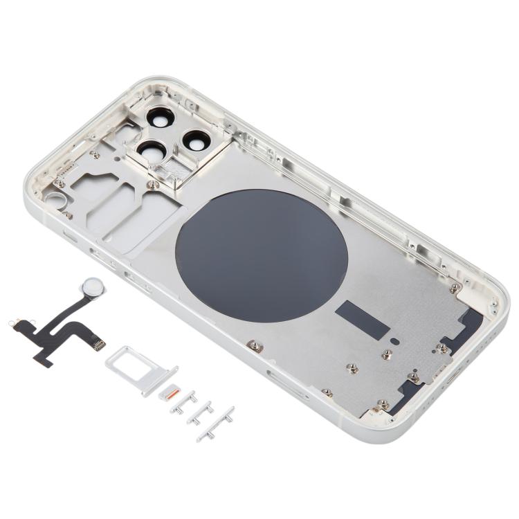 Back Housing Cover with Appearance Imitation of iP17 Pro for iPhone 12 Pro, For iPhone 12 Pro to iP17 Pro