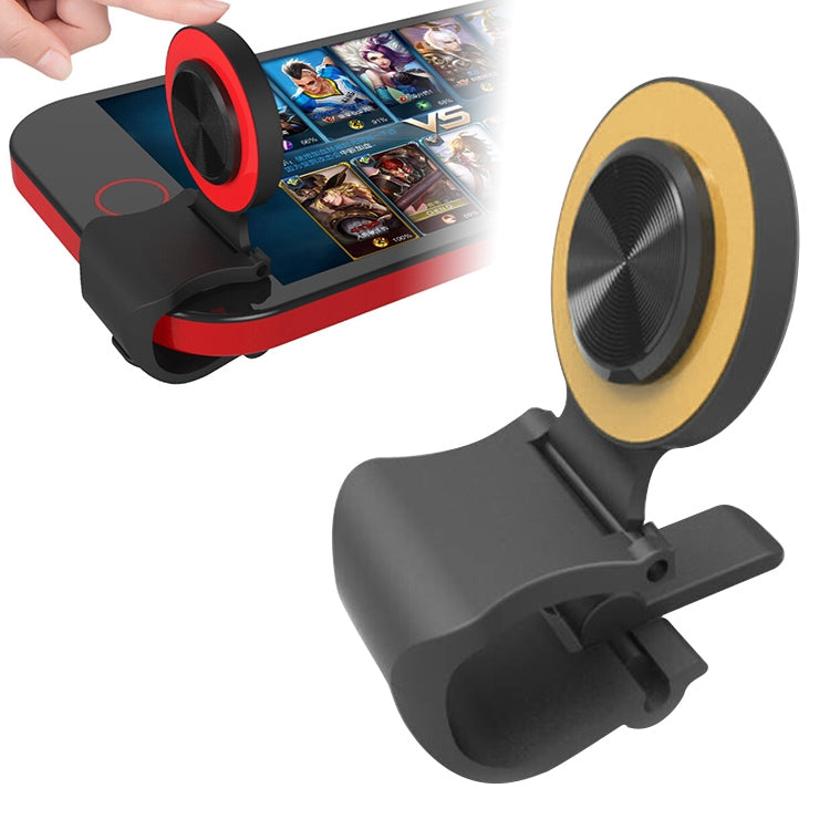 A9 Direct Mobile Clip Games Joystick Artifact Hand Travel Button Sucker with Ring Holder for iPhone, Android Phone, Tablet, A9 Silver, A9 Gold, A9 REd