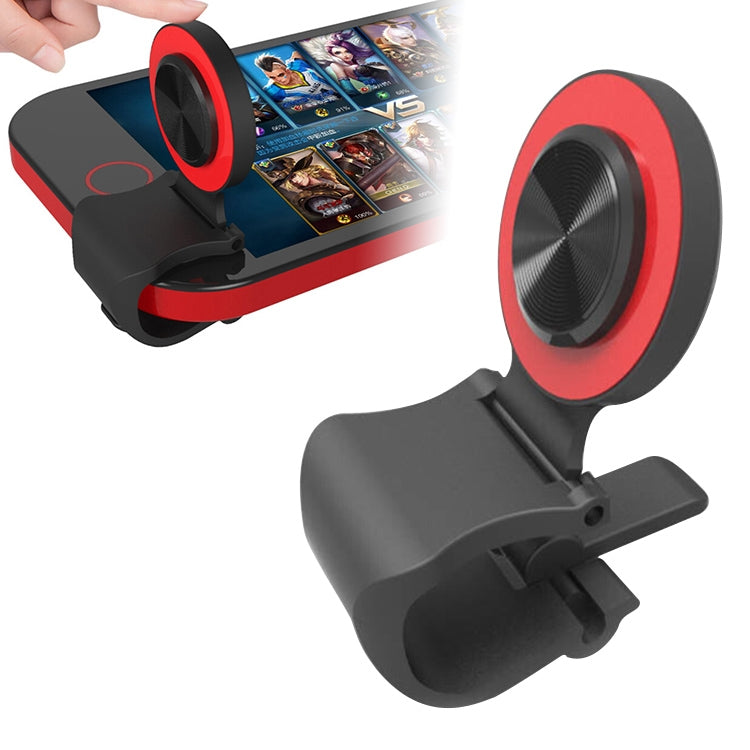 A9 Direct Mobile Clip Games Joystick Artifact Hand Travel Button Sucker with Ring Holder for iPhone, Android Phone, Tablet, A9 Silver, A9 Gold, A9 REd