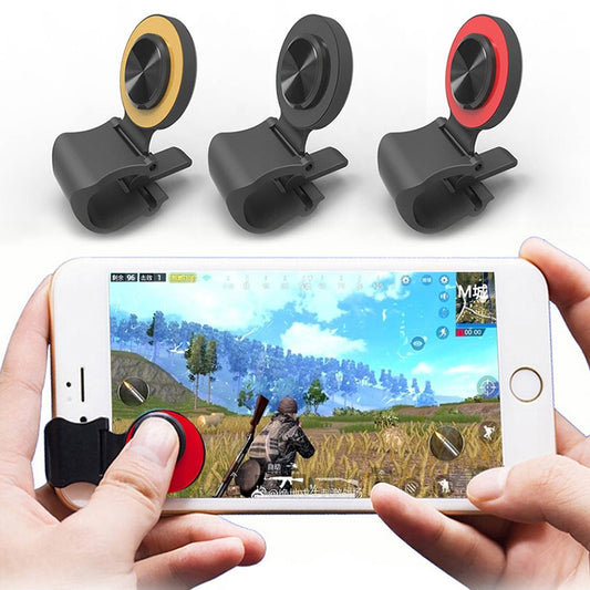 A9 Direct Mobile Clip Games Joystick Artifact Hand Travel Button Sucker with Ring Holder for iPhone, Android Phone, Tablet, A9 Silver, A9 Gold, A9 REd