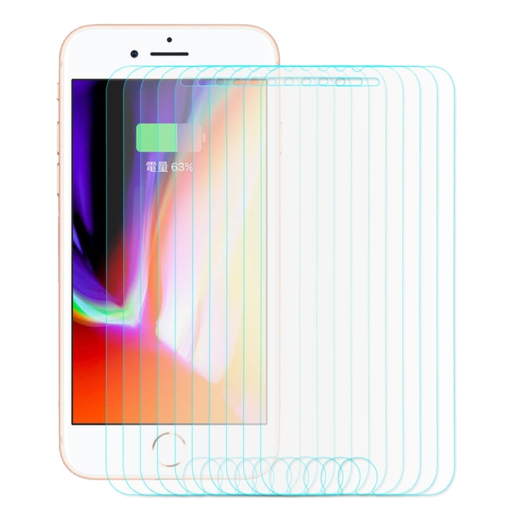 10 PCS ENKAY for iPhone 8 & 7 0.26mm 9H Hardness 2.5D Curved Tempered Glass Screen Film, For 8 & 7(10pcs)