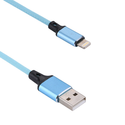 1m 2A USB to 8 Pin Nylon Weave Style Data Sync Charging Cable, 8 Pin Blue, 8 Pin Red, 8 Pin White, 8 Pin Pink