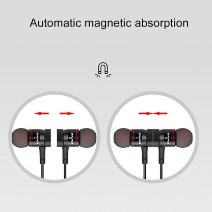 awei G10BL Outdoor Sports Fashion Neck Hanging Design Stereo Bass Bluetooth Earphone, Built-in Mic, G10BL