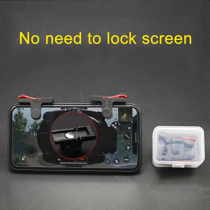 D9 1 Pair Mobile Phone Gaming Handle L / R Shooter PUBG Game Controller, D9